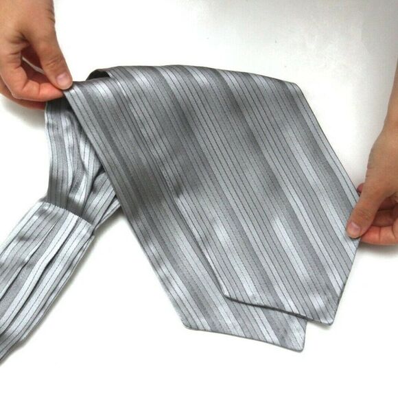 Men's Ascot Cravat‎ Italy 46"/ 5.7" 100% Silk Ascot A162 - Picture 2 of 4